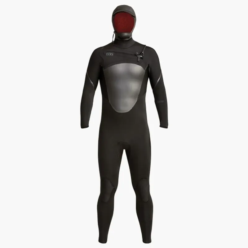 Xcel Mens Axis X 5/4mm Hooded Wetsuit Black